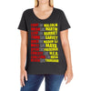 fight, dream, lead! Ladies Curvy T-Shirt