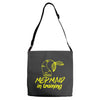 mermaid in training Adjustable Strap Totes