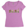 bebe Women's Triblend Scoop T-shirt