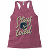 stay wild 2 Racerback Tank