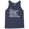 life didn't come with instructions Tank Top