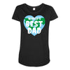 World's Best Dad Looks Like Maternity Scoop Neck T-shirt