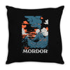 visit mordor Throw Pillow
