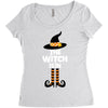 The Witch Is In Women's Triblend Scoop T-shirt
