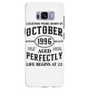 legends were born in october genuıne 1996 qualıty one kind of aged l Samsung Galaxy S8 Plus