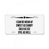 Super February Girl License Plate
