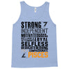 Strong Independent Motivated Pisces Tank Top