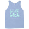 i ski like a girl Tank Top