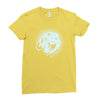 dramatic chipmunk Ladies Fitted T-Shirt