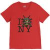 i (turtle) ny V-Neck Tee