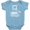 computer science pc nerd gamer zocker shooter funny Baby Onesie