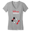 Disney Squad Girl Women's V-Neck T-Shirt