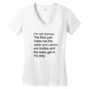 i'm not clumsy Women's V-Neck T-Shirt