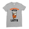 pumpkin space latte Ladies Fitted T-Shirt