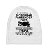 motorrad papa Baby Beanies