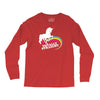 totally straight funny rainbow unicorn gay pride novelty fashion Long Sleeve Shirts