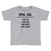 April Girl Toddler T-shirt