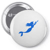mermaid mom pocket Pin-back button