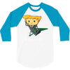 what's in his briefqueso 3/4 Sleeve Shirt