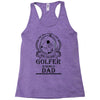 Golfer Dad Racerback Tank