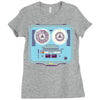 reel to reel Ladies Fitted T-Shirt
