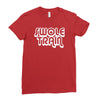 swole train Ladies Fitted T-Shirt