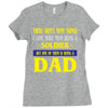 soldier dad Ladies Fitted T-Shirt