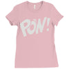 pow ! Ladies Fitted T-Shirt
