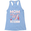 Mom Wife Veteran - Veterans Day T-Shirt Gifts Racerback Tank