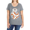calavera droid Ladies Curvy T-Shirt