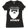 people without beard Ladies Fitted T-Shirt
