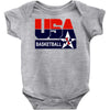 usa basketball logo Baby Onesie