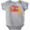 pizza and cats Baby Bodysuit
