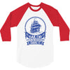 Sailor Life Is Adventure Dare It 3/4 Sleeve Shirt