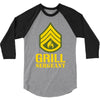 grill sergeant military 3/4 Sleeve Shirt