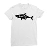 Daddy Shark Ladies Fitted T-Shirt