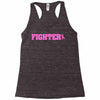 fighter breast cancer Racerback Tank