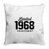 Limited Edition 1968 Throw Pillow
