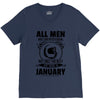 All Men Are Created Equal But Only The Best Are Born In June V-Neck Tee