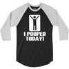 novelty funny humor tee graphic 3/4 Sleeve Shirt