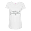 japanese batman logo fan inspired Maternity Scoop Neck T-shirt