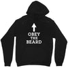 obey the beard funny Unisex Hoodie
