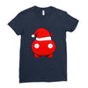mooncake christmas santa parody Ladies Fitted T-Shirt