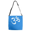 hare krishna aum Adjustable Strap Totes