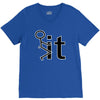 fk it funny college party V-Neck Tee