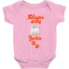 Sleeps With Yorkie Baby Onesie