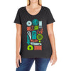 time machines Ladies Curvy T-Shirt