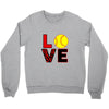 love softball Crewneck Sweatshirt