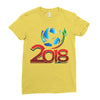 world cup 2018 Ladies Fitted T-Shirt