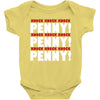 bbt knock knock penny Baby Bodysuit